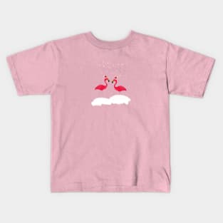 Festive Flamingos! Kids T-Shirt